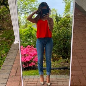 Red wet seal shirt